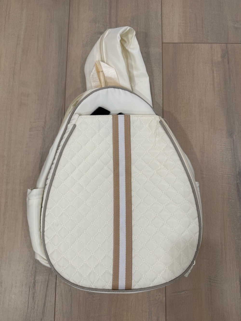 Cream color Tennis Bag